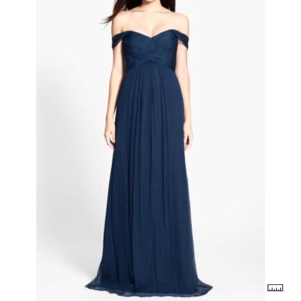 Amsale Silk Chiffon Dress ‘G851C’